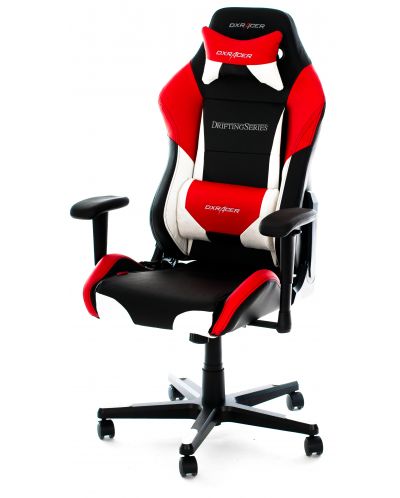 Гейминг стол DXRacer - Drifting OH/DF61/NWR, черен/червен/бял