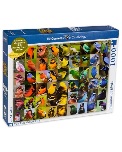 Пъзел New York Puzzle от 1000 части - Дъга от птици - 1