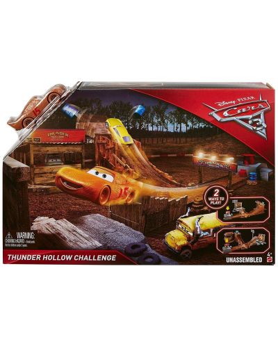 Игрален комплект Mattel Cars 3 - Thunder Hollow Challenge - 5