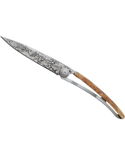 Джобен нож Deejo Juniper Wood - Grand Cru, 37 g - 2