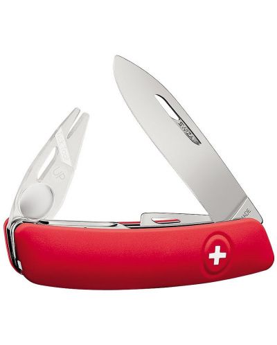 Джобно ножче Swiza - TT03, червено, с инструмент за кърлежи - 3
