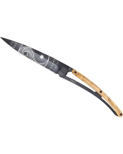 Джобен нож Deejo Olive Wood - Yin & Yang, 37 g - 2