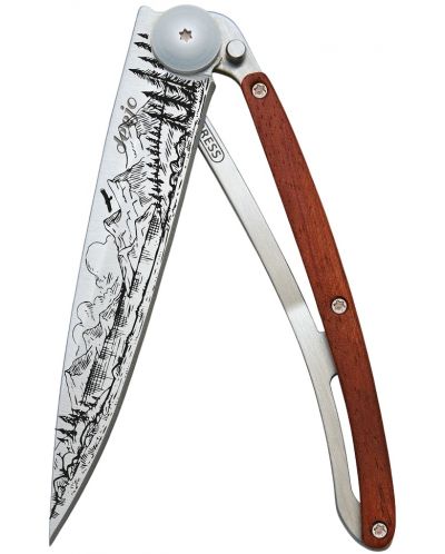 Джобен нож Deejo Coral Wood - Mountain, 37 g - 1