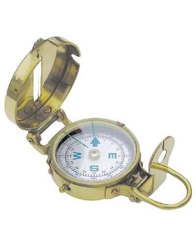Джобен компас Sea Club - С бусола, месинг, 5.5 cm - 1