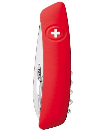 Джобно ножче Swiza - TT03, червено, с инструмент за кърлежи - 2