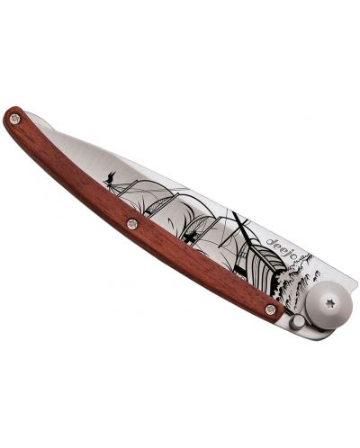 Джобен нож Deejo Coral Wood - Corsair, 37 g - 3