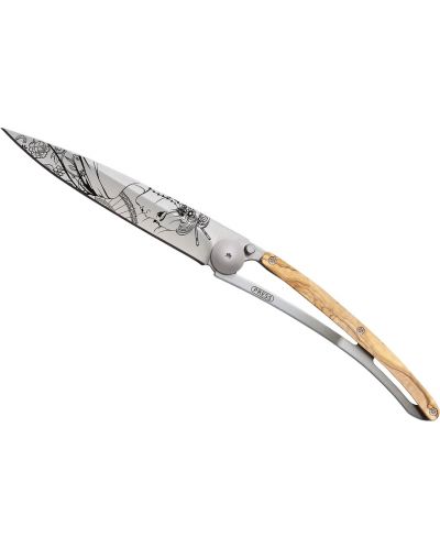 Джобен нож Deejo Olive Wood - Geisha, 37 g - 2