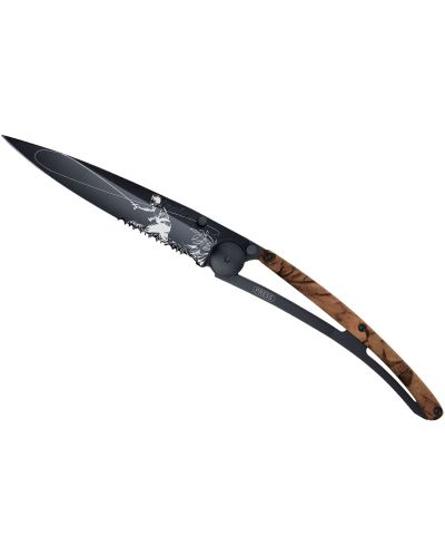 Джобен нож Deejo Brown Camo - Fly Fishing, Serrated, 37 g - 2