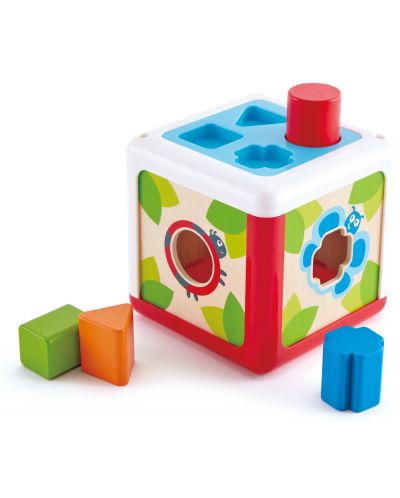 Детска игра за сортиране Hape - Кутия за сортиране на форми - 1