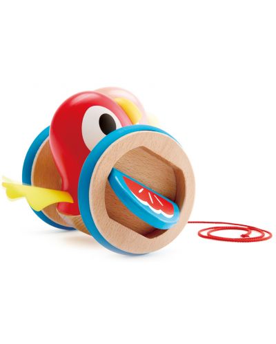 Дървена играчка за дърпане Hape - Пиленце - 2