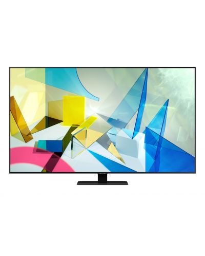 Смарт телевизор Samsung - 85Q80T, 85", 4K, QLED, сив - 1