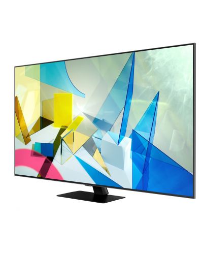 Смарт телевизор Samsung - 85Q80T, 85", 4K, QLED, сив - 2
