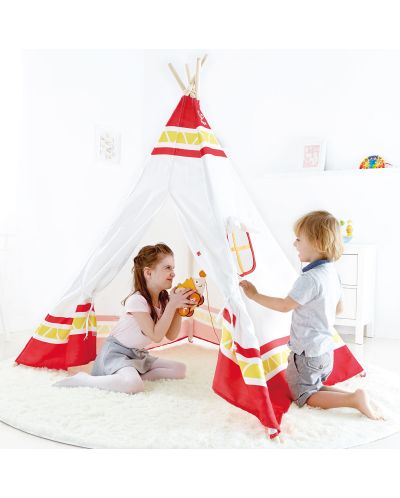 Детска палатка Hape - Червена - 4