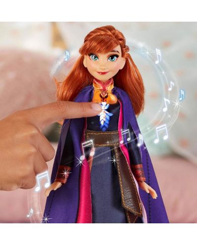 Пееща кукла Hasbro Frozen 2 - Анна, 30 cm - 4
