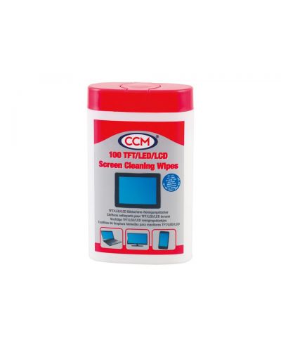 Кърпички за TFT/LCD екрани, мокри, 120х80, 100 бр.
