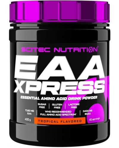 EAA Xpress, тропически плодове, 400 g, Scitec Nutrition - 1