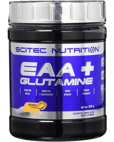 EAA + Glutamine, манго, 300 g, Scitec Nutrition - 1