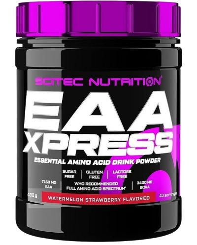 EAA Xpress, ягода и диня, 400 g, Scitec Nutrition - 1