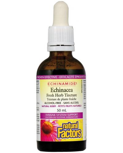 Echinamide Echinacea Билкова тинктура, 50 ml, Natural Factors - 1