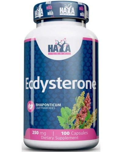 Ecdysterone, 250 mg, 100 капсули, Haya Labs - 1