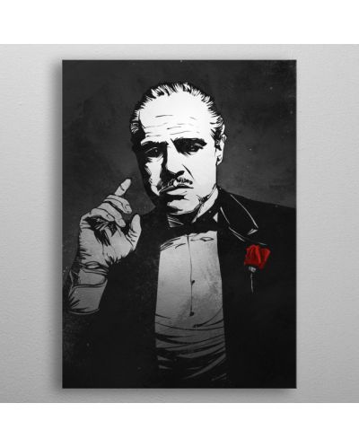Метален постер Displate Movies: The Godfather - The Don - 3