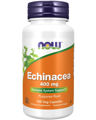 Echinacea, 400 mg, 100 капсули, Now - 1