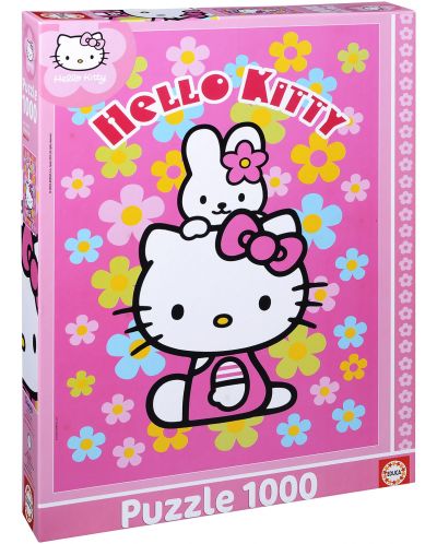 Пъзел Educa от 1000 части - Hello Kitty - 1