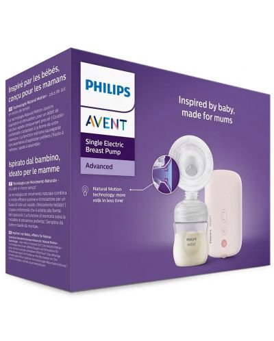 Единична електрическа помпа Philips Avent - Natural Motion + торбички за кърма, 5 броя - 9