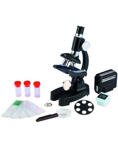 Образователен комплект Edu Toys - Микроскоп, с аксесоари - 1