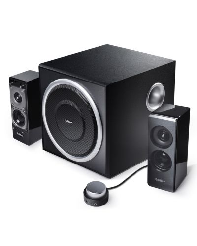 Аудио система Edifier S330D - 2.1, черна - 1