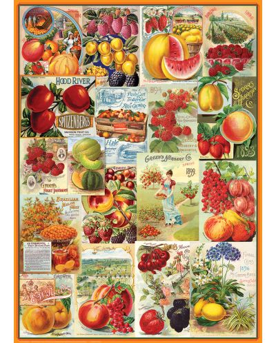 Пъзел Eurographics от 1000 части – Каталог за семена на плодове - 2