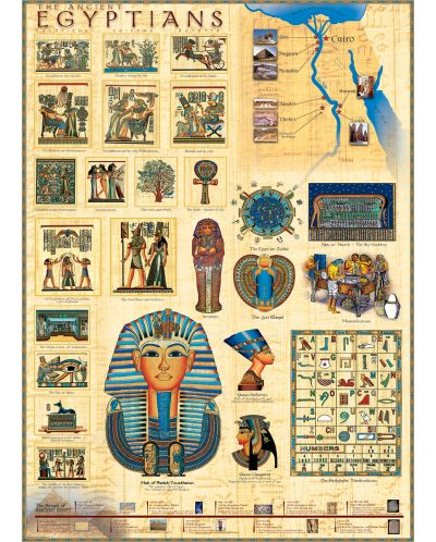 Пъзел Eurographics от 1000 части – Египтяни - 2