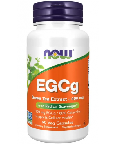 EGCg Green Tea Extract, 90 капсули, Now - 1