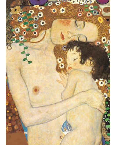 Пъзел Eurographics от 1000 части – Майка и дете, Густав Климт - 2