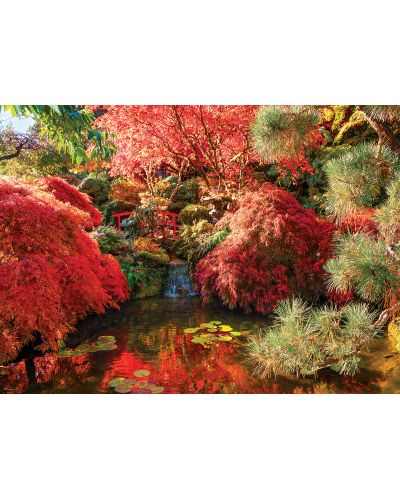 Пъзел Eurographics от 1000 части – Ботаническите градини Бутчарт, Китайската градина - 2