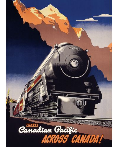Пъзел Eurographics от 1000 части – Железниците на Канадският Пасифик, Пътешествие - 2