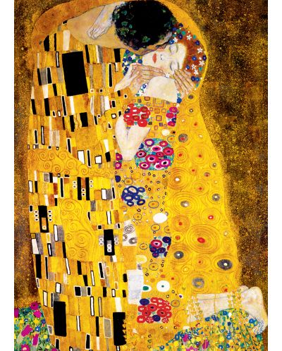 Пъзел Eurographics от 1000 части – Целувката, Густав Климт - 2