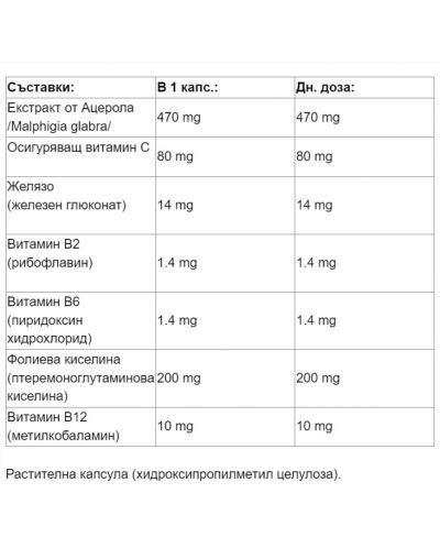 Eisen Plus Mit Vitaminen, 120 капсули, Vegavero - 2