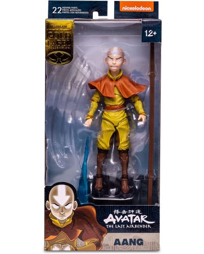 Екшън фигура McFarlane Animation: Avatar: The Last Airbender - Aang (Avatar State) (Gold Label), 18 cm - 4