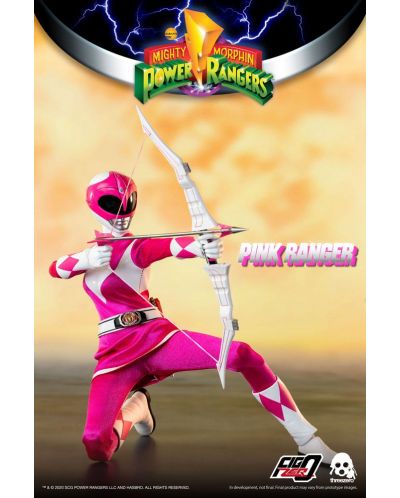 Екшън фигура ThreeZero Television: Might Morphin Power Rangers - Pink Ranger, 30 cm - 3