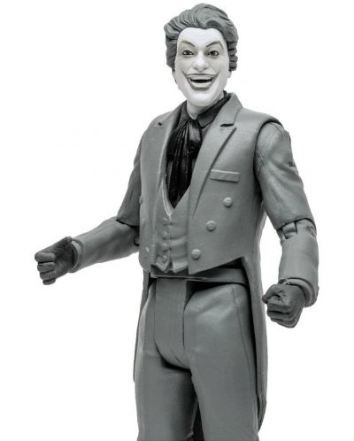 Екшън фигура McFarlane DC Comics: Batman - The Joker '66 (Black & White TV Variant), 15 cm - 2