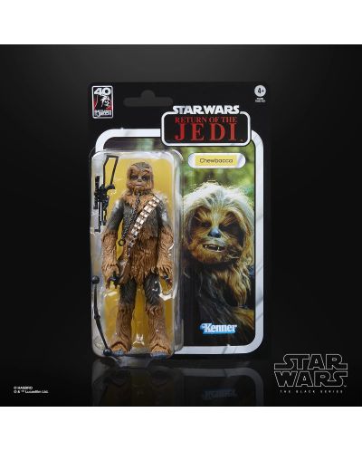 Екшън фигура Hasbro Movies: Star Wars - Chewbacca (Return of the Jedi) (40th Anniversary) (Black Series), 15 cm - 8