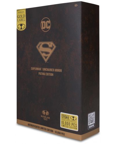 Екшън фигура McFarlane DC Comics: Multiverse - Superman (Unchained Armor) (Patina Edition) (Gold Label), 18 cm - 10