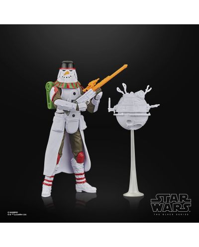 Екшън фигура Hasbro Movies: Star Wars - Snowtrooper (Black Series) (Holiday Edition), 15 cm - 3