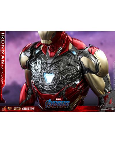 Екшън фигура Hot Toys Marvel: Avengers - Iron Man Mark LXXXV (Masterpiece Series Diecast), 32 cm - 6