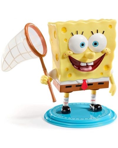 Екшън фигура The Noble Collection Animation: SpongeBob - SpongeBob SquarePants (Bendyfig), 12 cm - 4