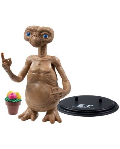 Екшън фигура The Noble Collection Movies: E.T. the Extra-Terrestrial - E.T. (Bendyfigs), 14 cm - 2