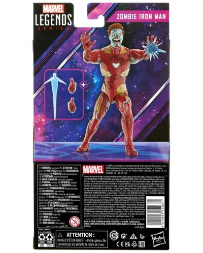 Екшън фигура Hasbro Marvel: What If - Zombie Iron Man (Marvel Legends), 15 cm - 6