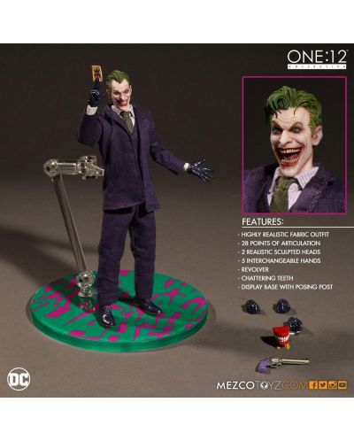 Екшън фигура DC Comics - The Joker, 17 cm - 4