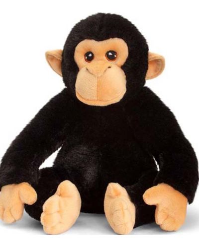 Eкологична плюшена играчка Keel Toys Keeleco - Шимпанзе, 25 cm - 1